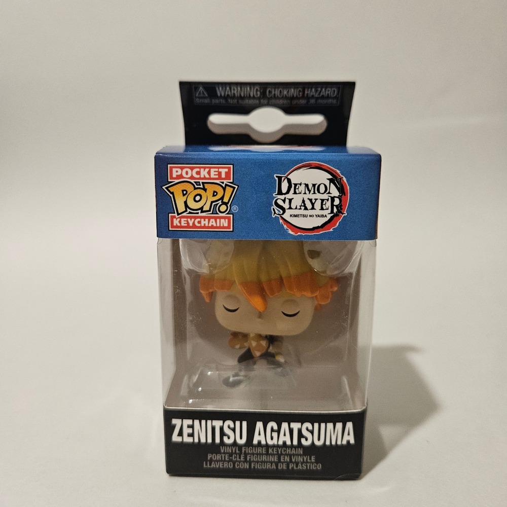 Funko Pocket Pop Keychain Demon Slayer Zenitsu Agatsuma Vinyl Figure New